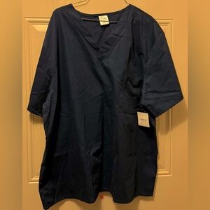Scrub Top in Deep Cobalt Blue Size XL